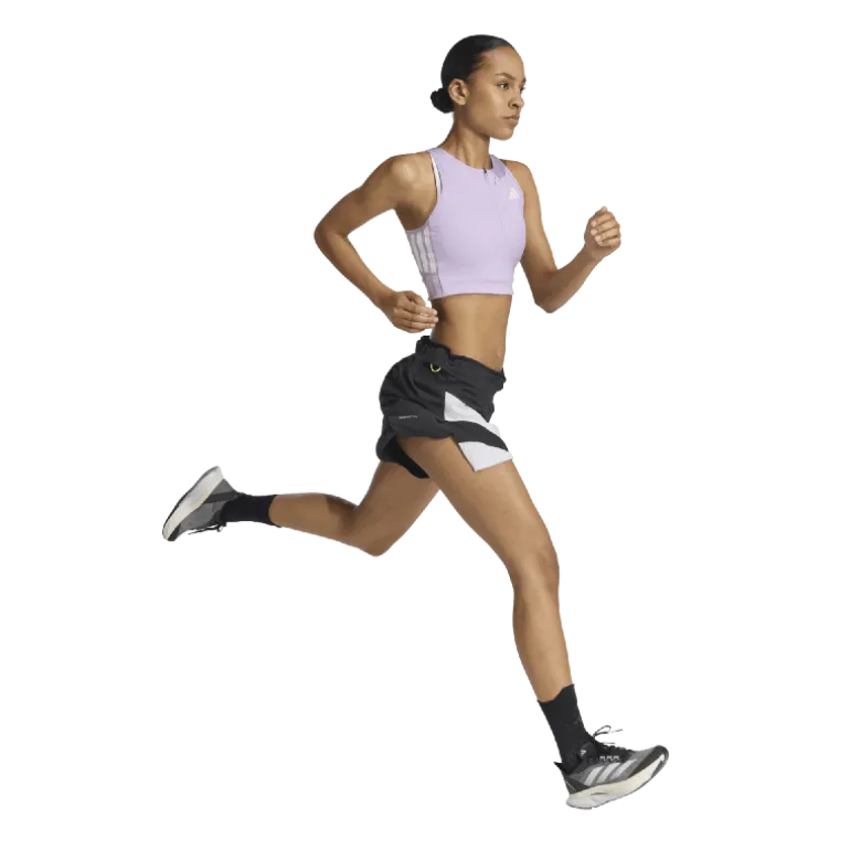adidasAdizero Running Gel Pocket Crop Top - Brassière de sport femme