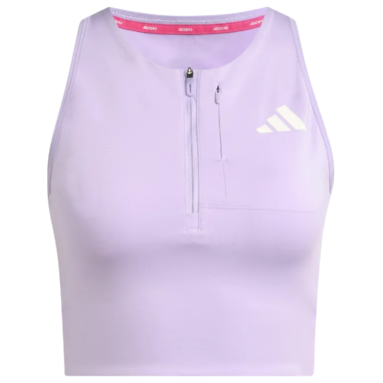 adidasAdizero Running Gel Pocket Crop Top - Brassière de sport femme