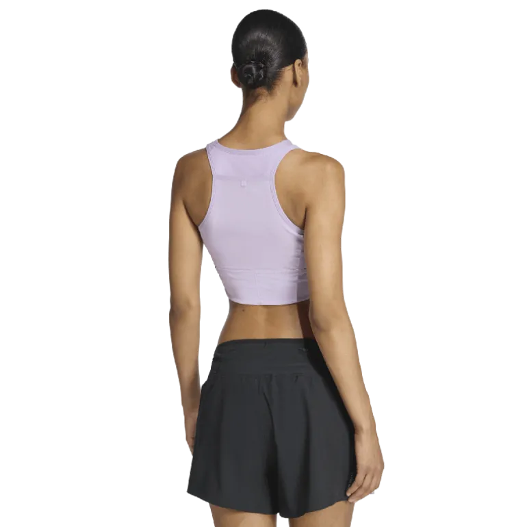 adidasAdizero Running Gel Pocket Crop Top - Brassière de sport femme