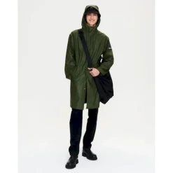AigleParka longue matière waterproof à capuche - Parka homme