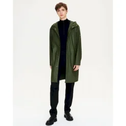 AigleParka longue matière waterproof à capuche - Parka homme