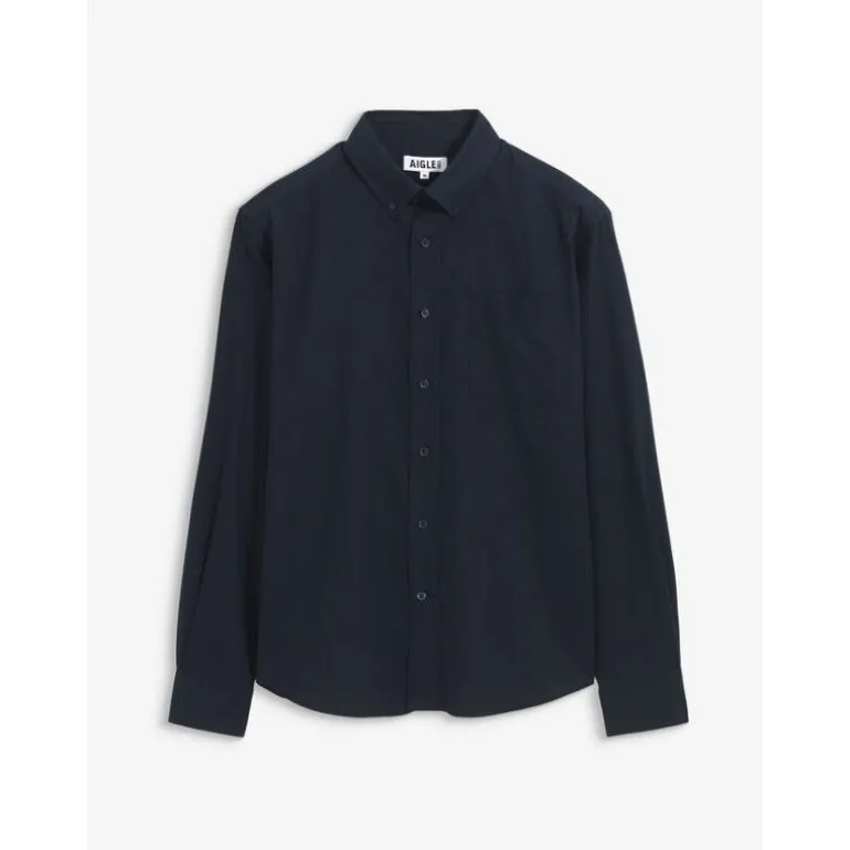 AigleShirt Uni Flannel - Chemise homme