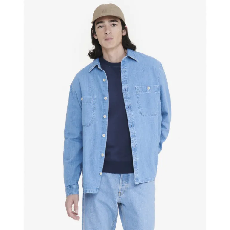 AigleSurchemise denim avec manches longues - Chemise homme