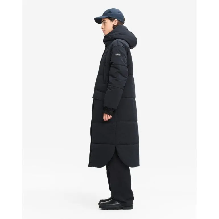 AigleWaterproof Long Quilted Down - Veste imperméable femme