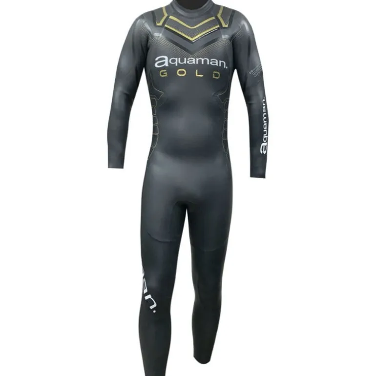 AquamanGold - Combinaison néoprène triathlon homme