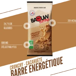BaouwCacahuète - Crunchy - Barre énergétique