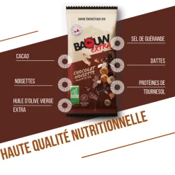 BaouwChocolat-Noisette - Barre énergétique