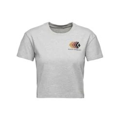 Black DiamondFaded Crop SS Tee - T-shirt femme