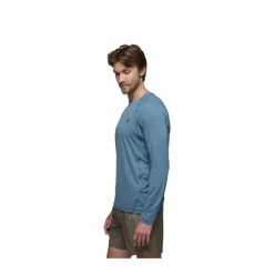 Black DiamondLS Alpenglow Crew - T-shirt anti uv homme