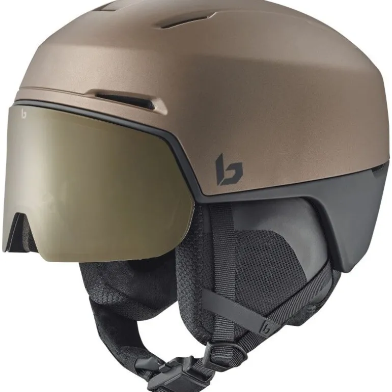 BolléX-Fusion - Photochromic Gold 1-3 - Casque ski avec visière