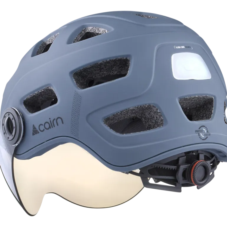 CairnQuartz Visor Led USB L - Casque vélo urbain
