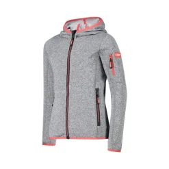 CMPGirl's hooded sweatshirt in Knit-Tech fleece - Polaire enfant