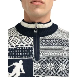 Dale of NorwayOL History Sweater - Pull en laine mérinos homme