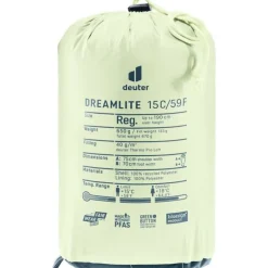 deuterDreamlite 15C / 59F - Sac de couchage