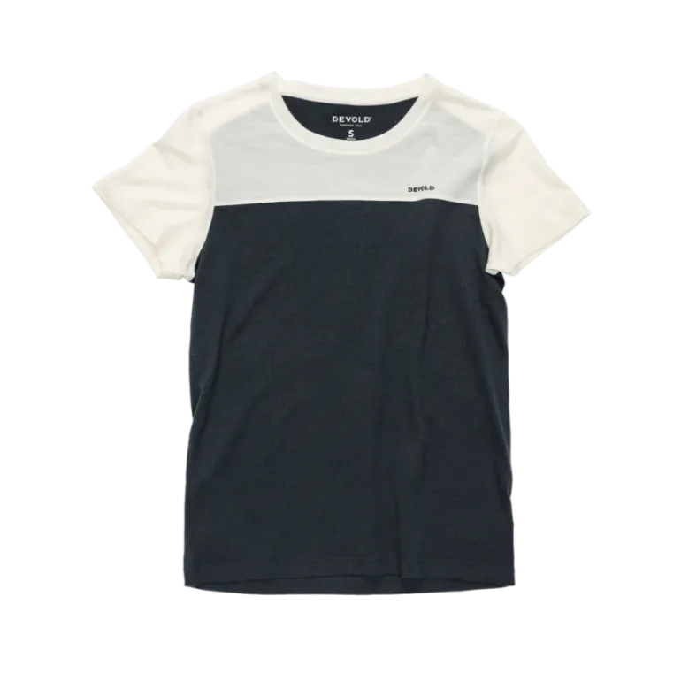 DevoldClassic Linear Tee Wmn - T-shirt en laine mérinos femme