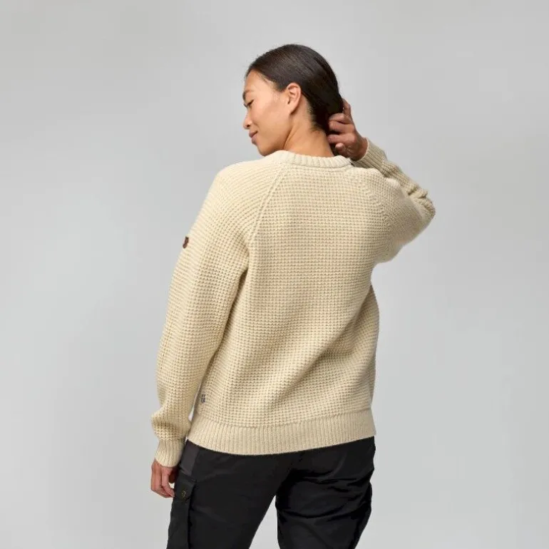 FjällrävenÖvik Waffle Knit - Pull en laine mérinos femme