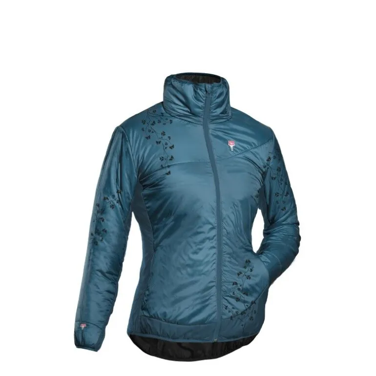 Grüezi BagRefreshful SilkWool Jacket Flower Reverse - Polaire femme