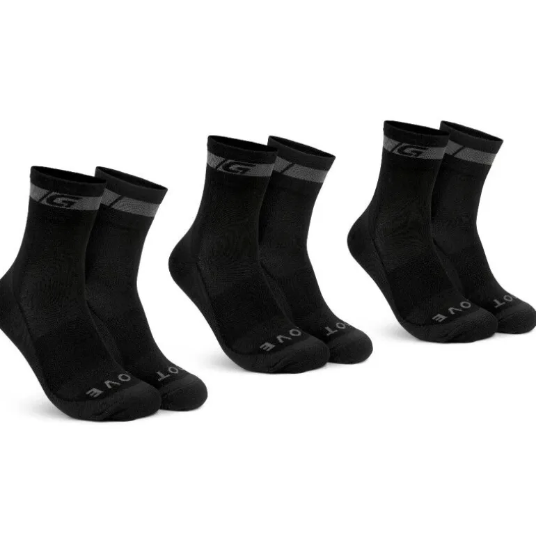 GripGrabMerino Regular Cut Socks 3-Pack - Chaussettes vélo