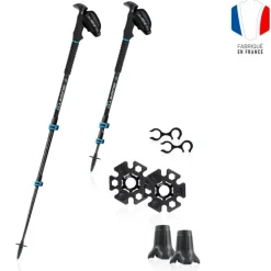 GuidettiB Light Carbone Alu - Bâtons randonnée