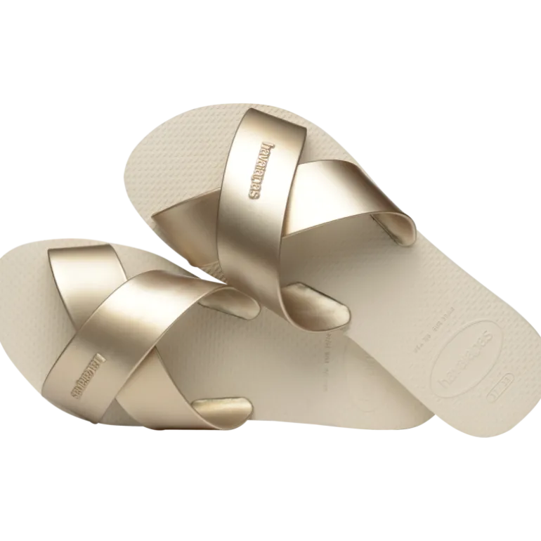 HavaianasAqua Metallic - Claquettes femme
