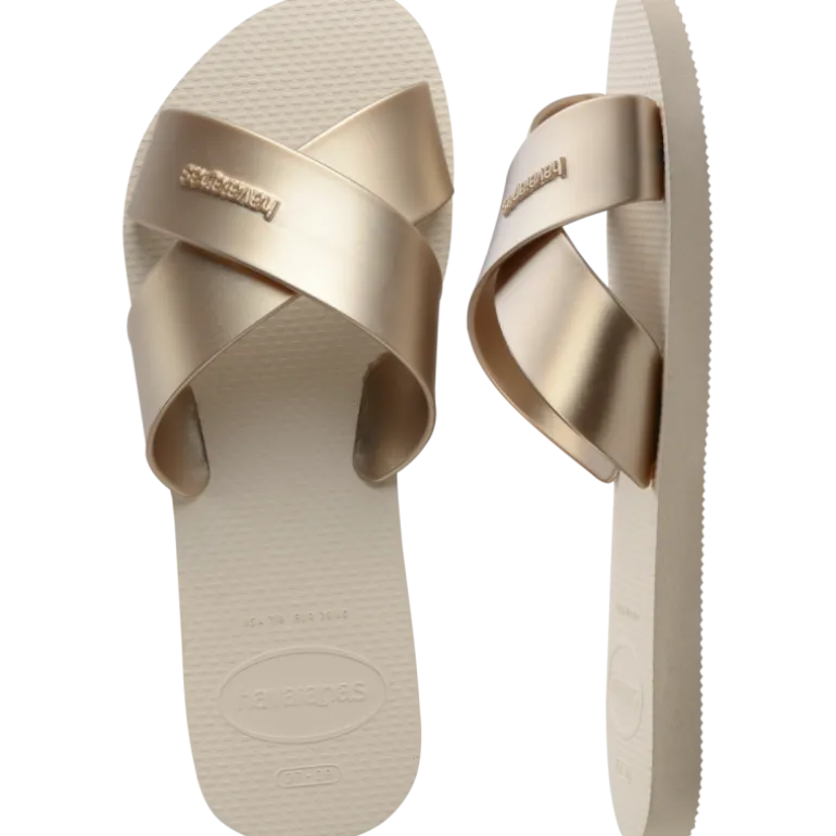 HavaianasAqua Metallic - Claquettes femme