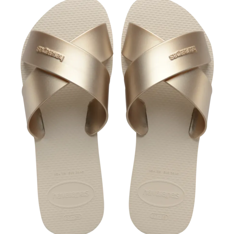 HavaianasAqua Metallic - Claquettes femme