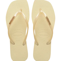 HavaianasSquare Logo Metallic - Tongs femme