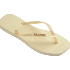 HavaianasSquare Logo Metallic - Tongs femme