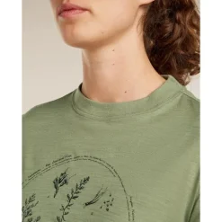icebreakerMerinos 150 Tech Lite SS Crop T Seed Stor - T-shirt en laine mérinos femme