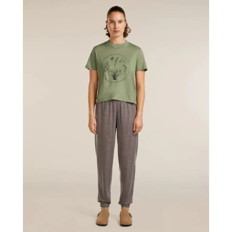 icebreakerMerinos 150 Tech Lite SS Crop T Seed Stor - T-shirt en laine mérinos femme