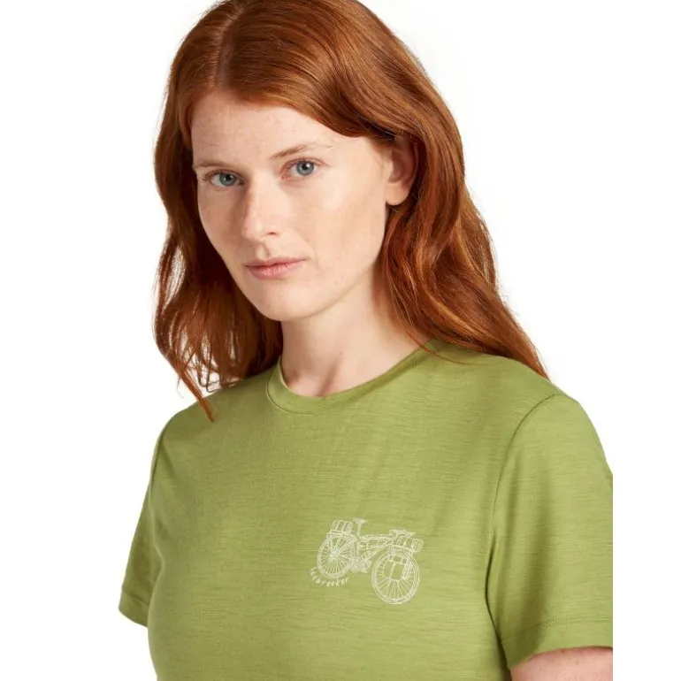 icebreakerMerino 150 Tech Lite SS Tee Adventure Ride - T-shirt en laine mérinos femme