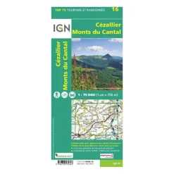 IGNCézallier / Monts-Du-Cantal - Carte topographique