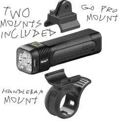 KnogBlinder Pro 1400 & Cobber Reflex Rear - Lampe avant vélo