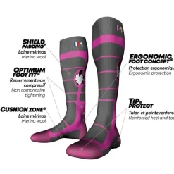 MonnetWooly Kids - Chaussettes ski enfant