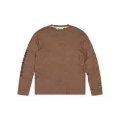 Mons RoyaleYonder Merino Organic Cotton Long Sleeve - T-shirt en laine mérinos homme