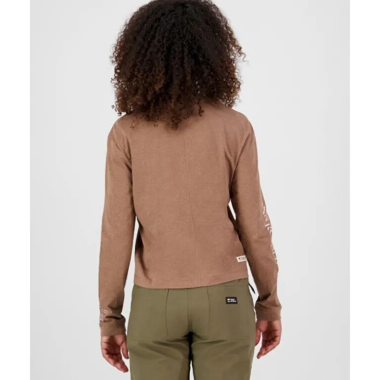 Mons RoyaleYonder Merino Organic Cotton Long Sleeve - T-shirt en laine mérinos femme
