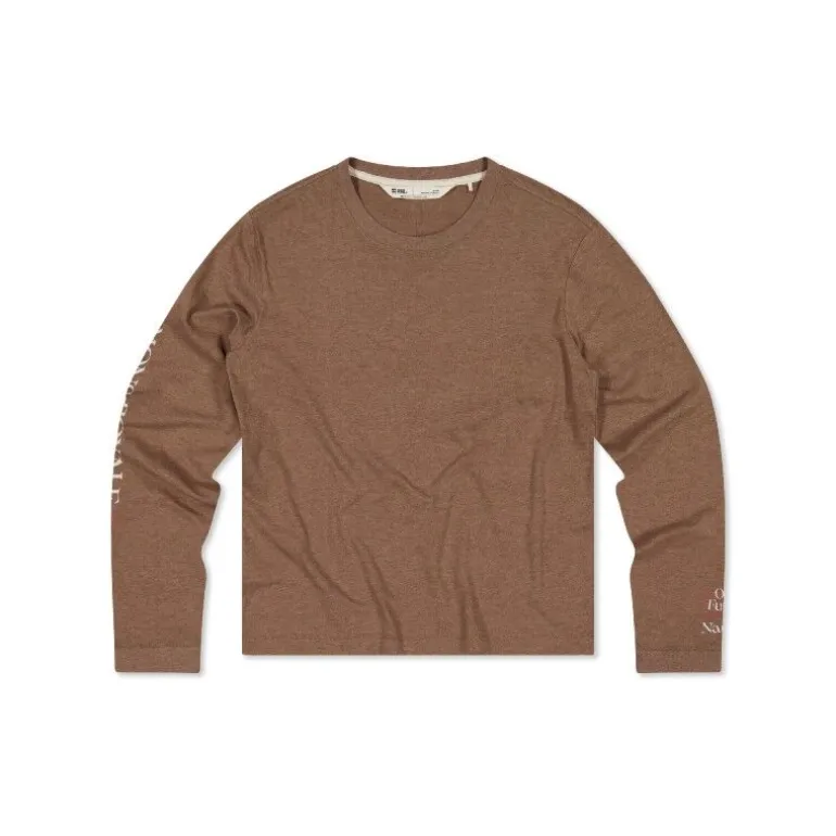 Mons RoyaleYonder Merino Organic Cotton Long Sleeve - T-shirt en laine mérinos femme