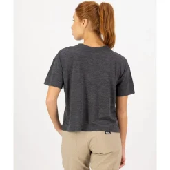 Mons RoyaleZephyr Merino Tencel Boxy T-Shirt - T-shirt en laine mérinos femme