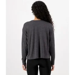 Mons RoyaleZephyr Merino Tencel™ Boxy Long Sleeve - T-shirt en laine mérinos femme
