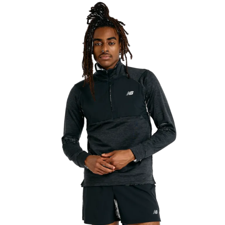 New BalanceAthletics Heat Grid 1/2 Zip - Polaire homme
