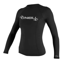 O'NeillWms Basic Skins L/S Rash Guard logo - Lycra femme