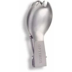 OptimusSpork - Cuillère / Fourchette Pliable en Titane