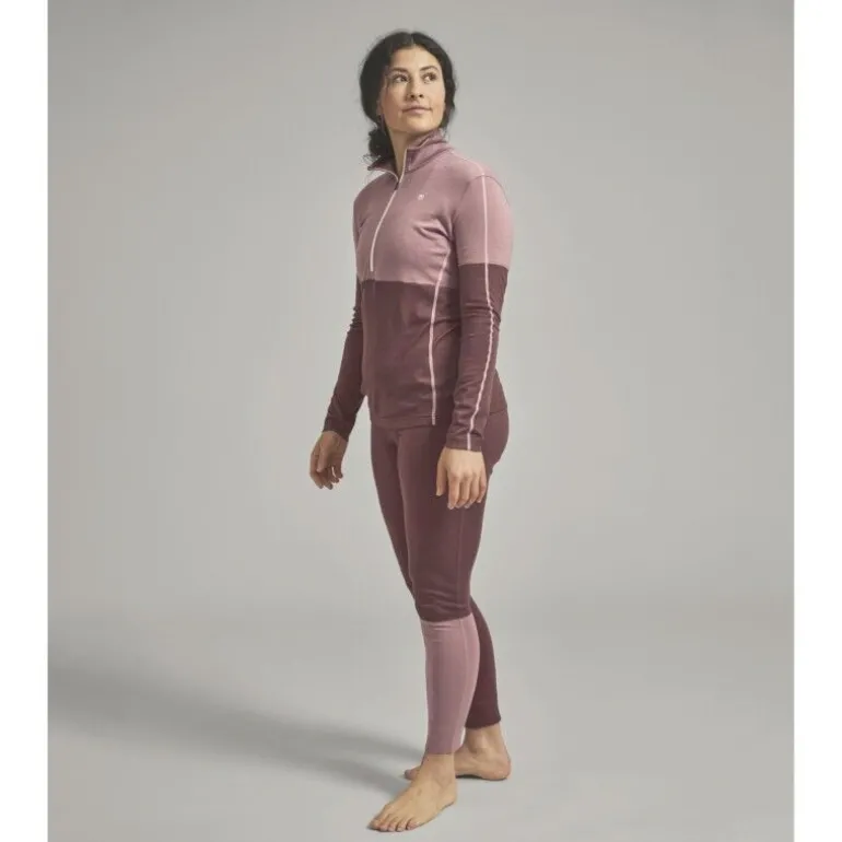 Ortovox185 Rock'N'Wool Zip Neck - Maillot thermique laine mérinos femme