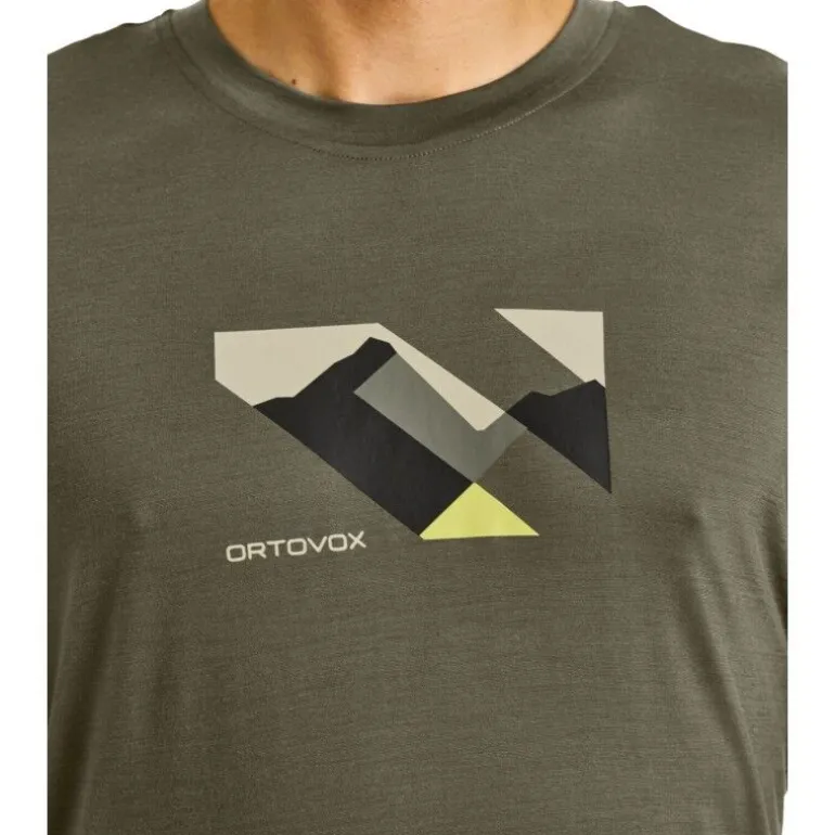 Ortovox140 Cool Landscape TS - T-shirt en laine mérinos homme