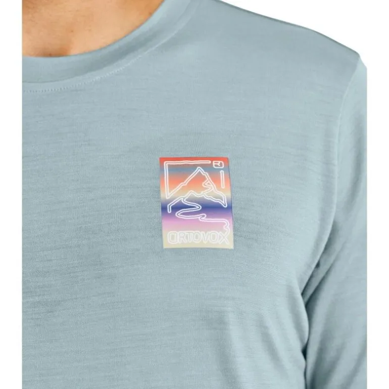 Ortovox140 Cool Mountain Gradient TS - T-shirt en laine mérinos homme
