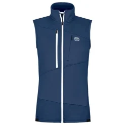 OrtovoxFleece Grid Vest - Veste sans manches femme