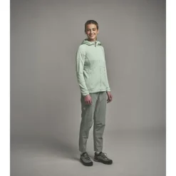 OrtovoxFleece Light Grid Hoody - Polaire en laine mérinos femme