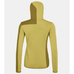 OrtovoxFleece Light Grid Hooded Jkt - Polaire femme