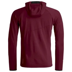 OrtovoxFleece Light Grid Hoody - Polaire en laine mérinos homme