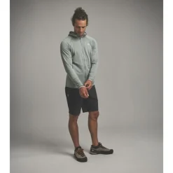 OrtovoxFleece Light Grid Hoody - Polaire en laine mérinos homme